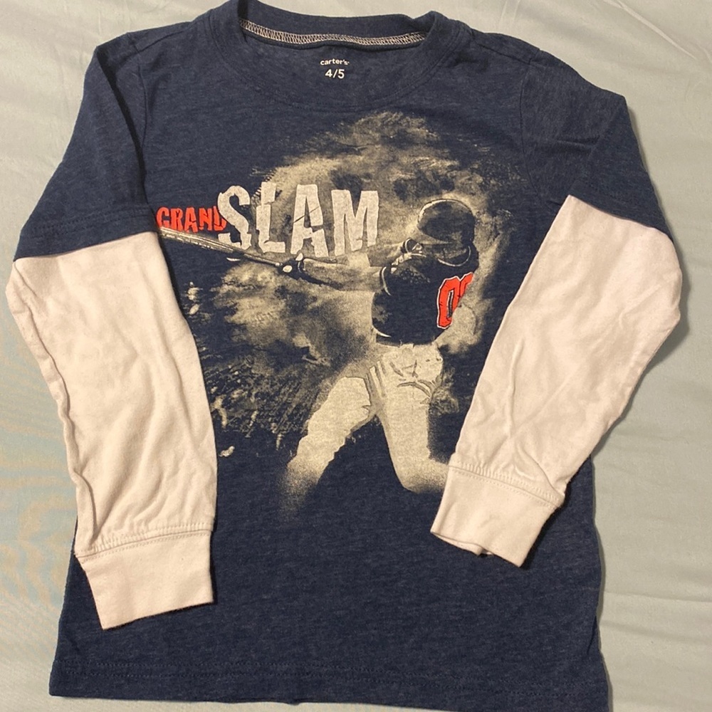 Boys baseball theme basic Tee